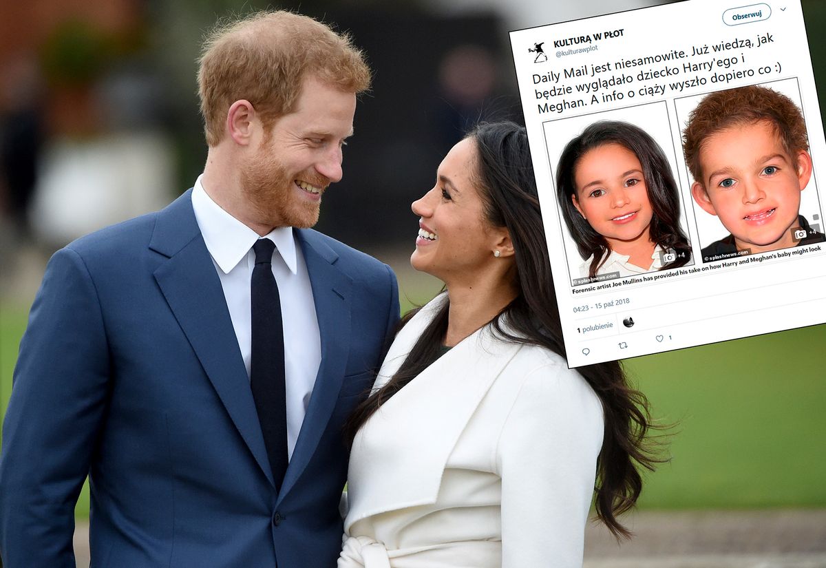 Tak mogą wyglądać dzieci Meghan i Harry'ego. Tabloid zabawił się w wizualizacje