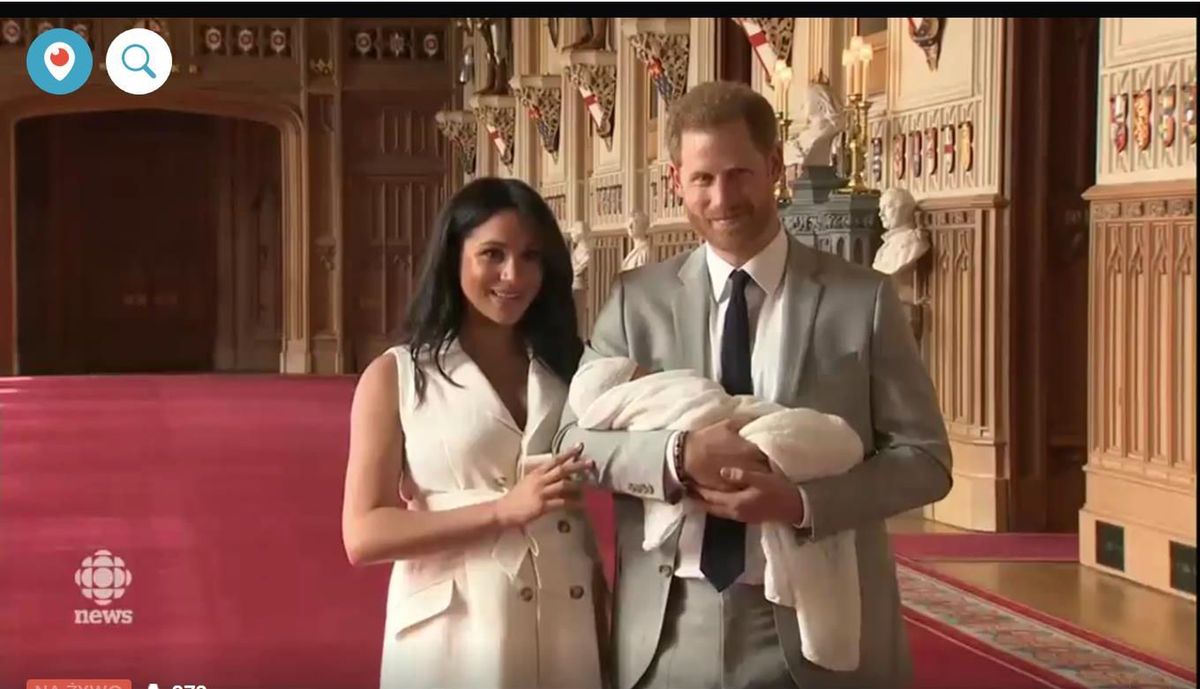 Księżna Meghan pokazała niemowlę. "Jak można wyglądać tak dobrze po urodzeniu dziecka?"