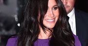 Księżna Meghan pojawiła się na uroczystym przyjęciu w fioletowej kreacji