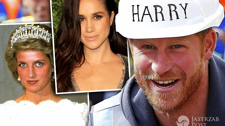księżna Diana, książę Harry i Meghan Markle