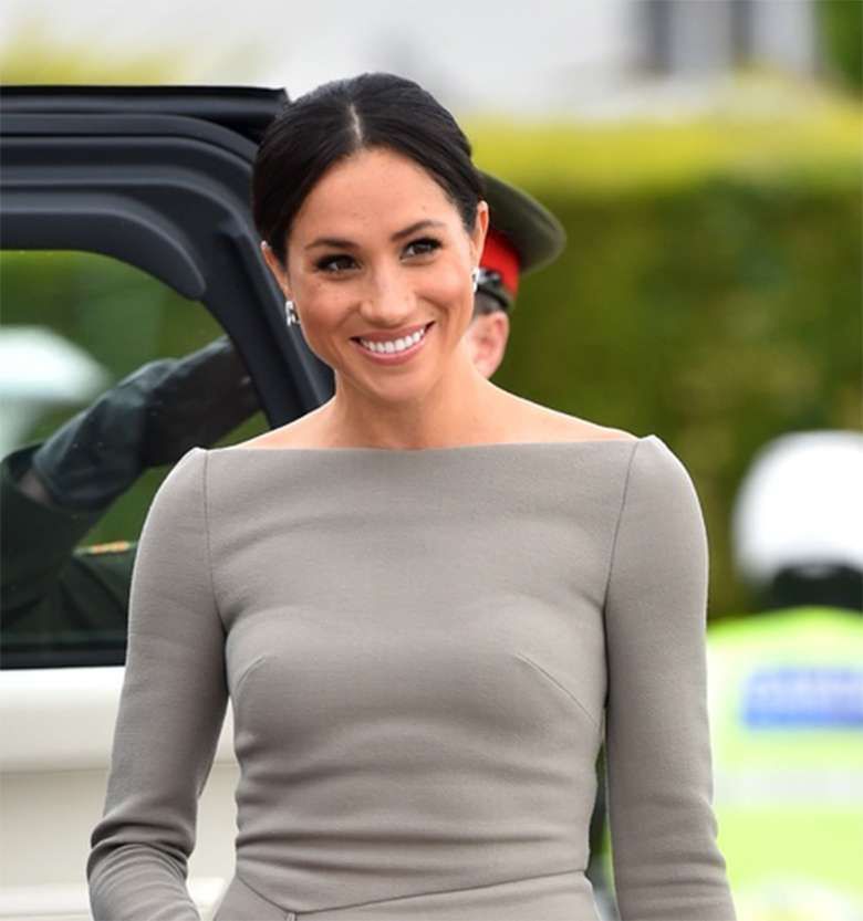 Meghan Markle i książę Harry na spotkaniu z prezydentem Irlandii