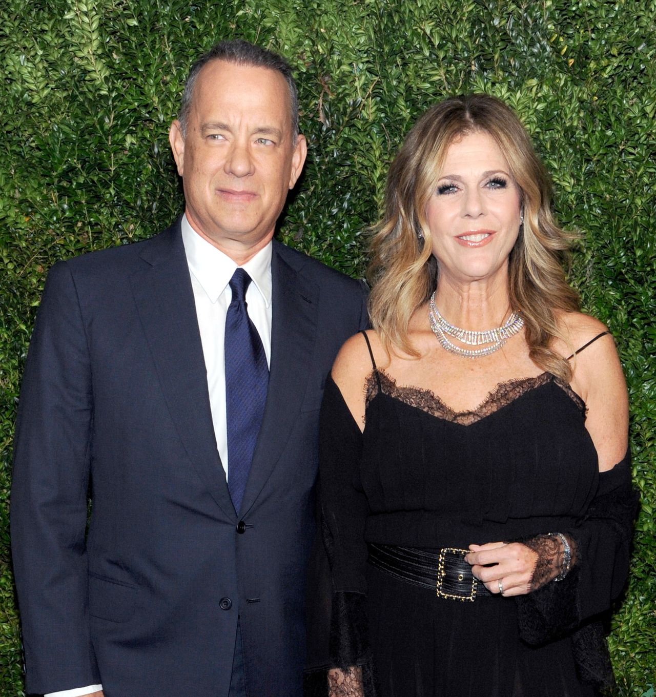 Tom Hanks i Rita Wilson w MOMA