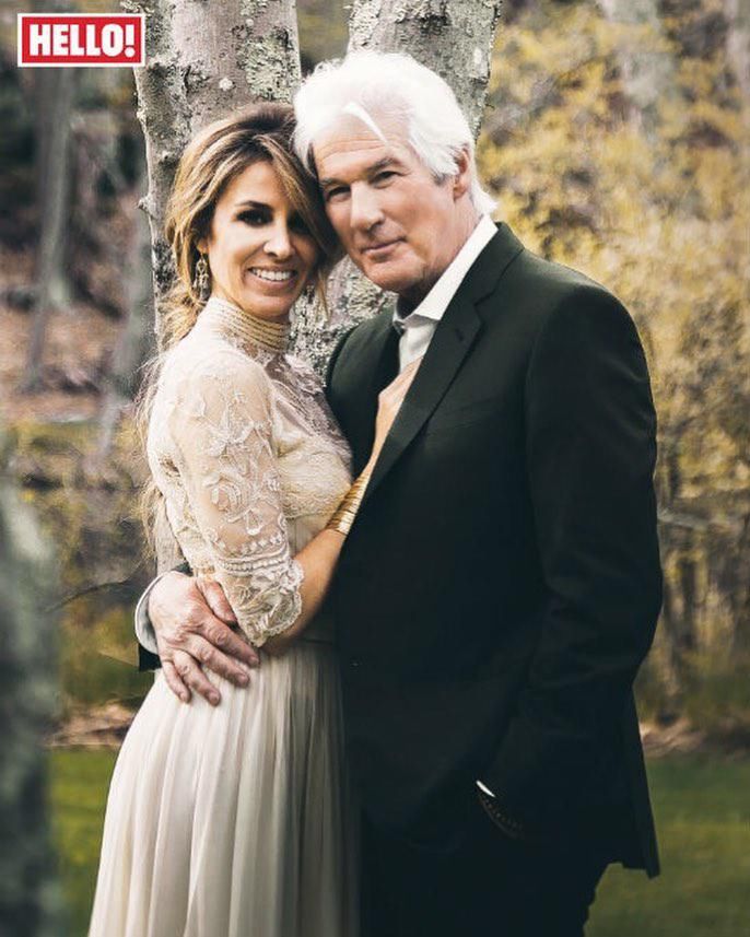 Richard Gere i Alejandra Silva – ślubne zdjęcie pary