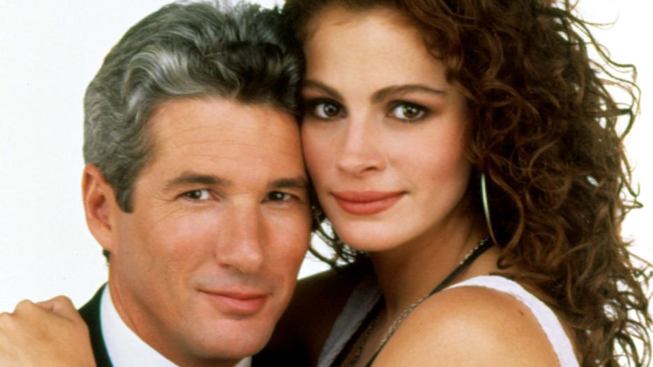 Richard Gere i Julia Roberts jako Edward Lewis i Vivian Ward w "Pretty Woman" w reż. Garry'ego Marshalla