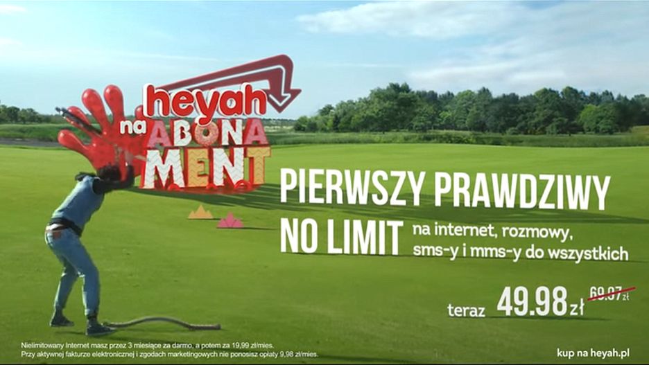 Reklama Heyah, zdaniem UOKiK, wprowadzała w błąd.
