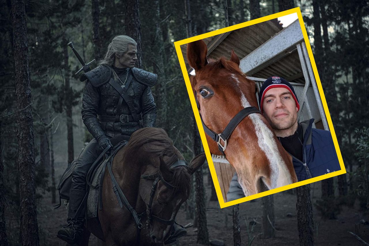 "Wiedźmin": Henry Cavill na planie z Płotką. Padło pytanie o Oscary