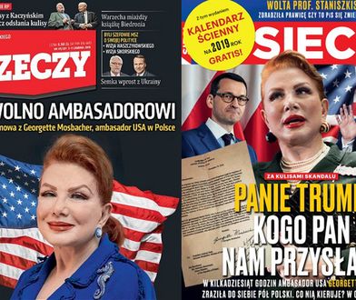 Mosbacher na okładkach prawicowych tygodników. Lewa strona odpuszcza ambasador