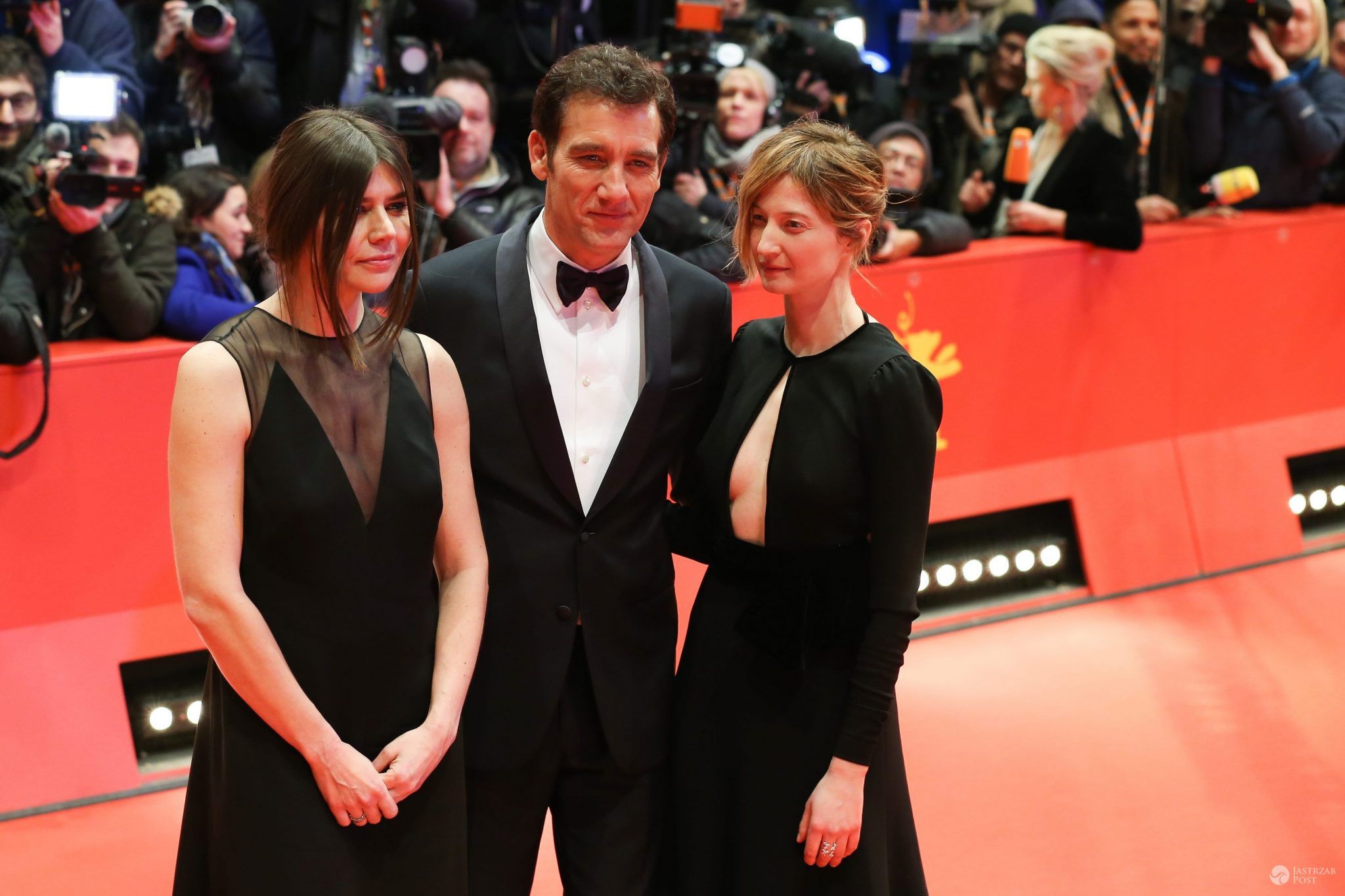 Malgorzata Szumowska, Clive Owen i Alba Rohrwacher, otwarcie festiwalu filmowego Berlinale 2016 (fot. ONS)