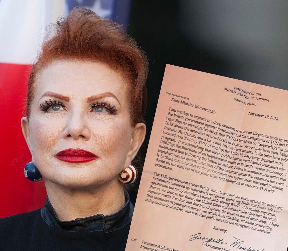 Georgette Mosbacher przyznaje: tak, to ja napisałam ujawniony list