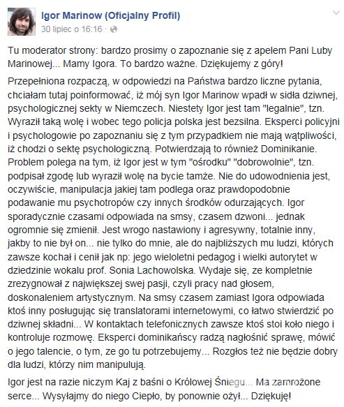 Igor Marinow w sekcie