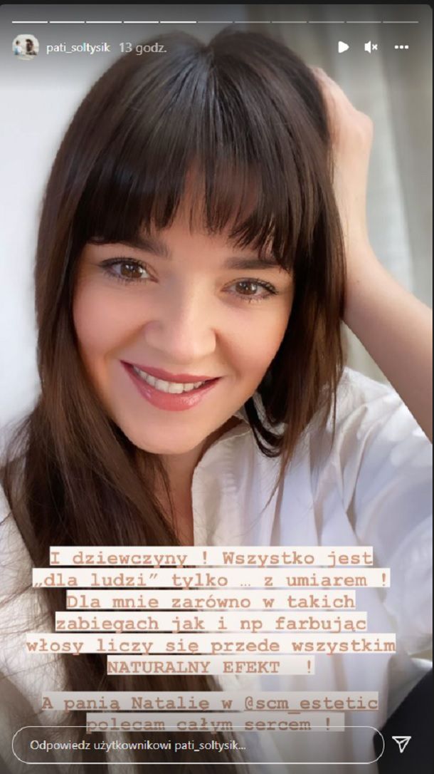 Patrycja Sołtysik powiększyła usta