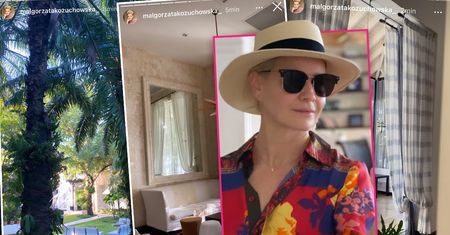 Małgorzata Kożuchowska wyleciała na wakacje. Tropikalny upał i wnętrza jak z pałacu. Tak odpoczywa gwiazda