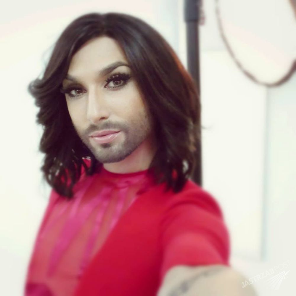 Conchita Wurst w Polsce, fot. Instagram