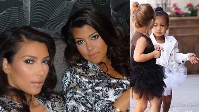 Córki Kim i Kourtney Kardashian