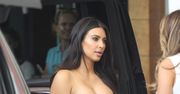 Kim Kardashian w ciasnym gorsecie. Jak on się w niego wcisnęła?