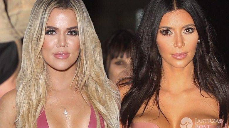 Khloe Kardashian w lateksowej sukience jak Kim Kardashian (fot. ONS, East News)