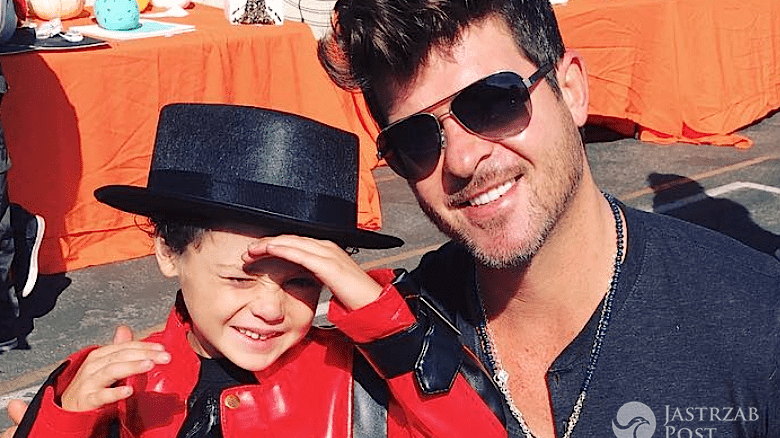 Robin Thicke bił syna