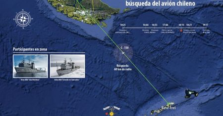 Chile. Szczątki samolotu na dnie oceanu. Może to być wrak zaginionego Herculesa