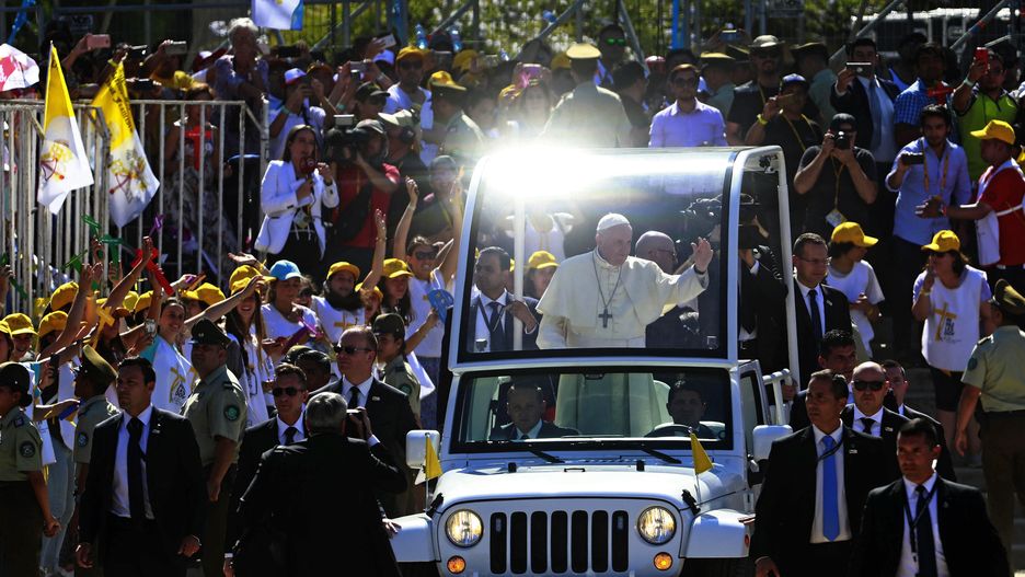 Franciszek w Santiago de Chile