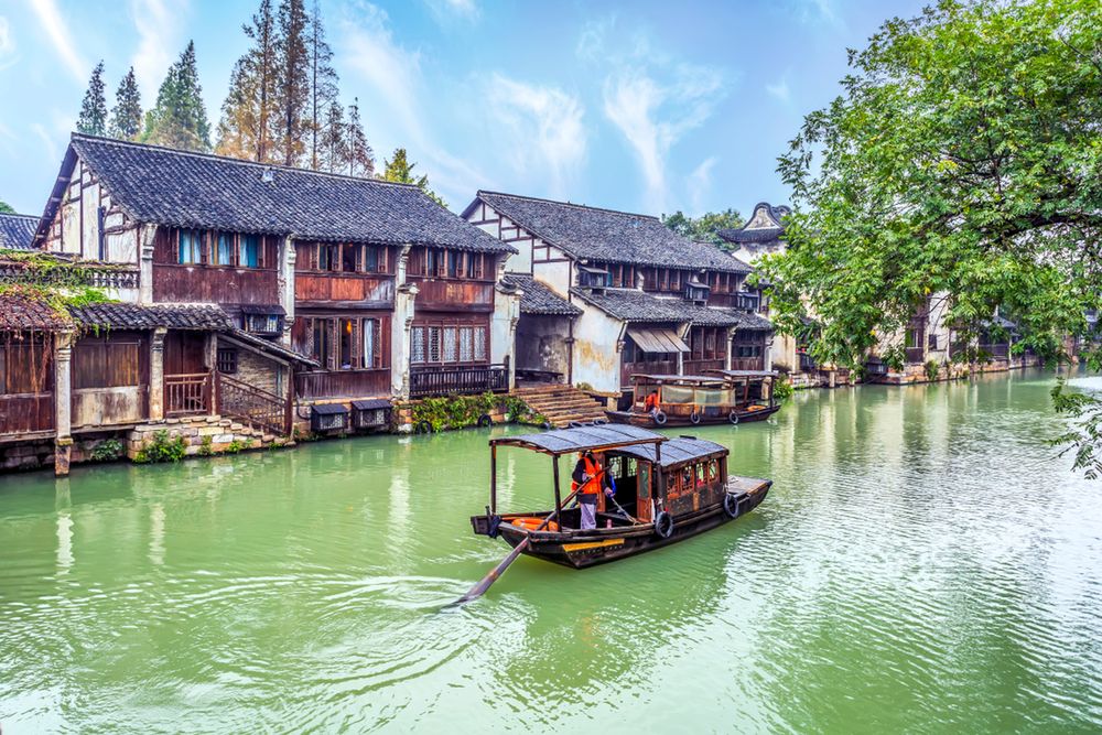 Wuzhen to stare, liczące 60-tys. mieszkańców miasteczko ze starochińską architekturą