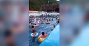 Tsunami na chińskim basenie. 44 osoby ranne
