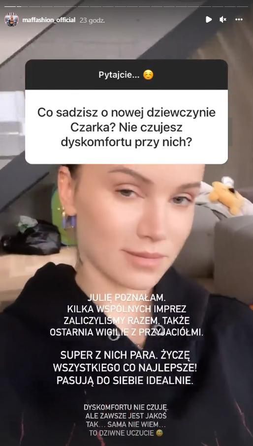 Maffashion o nowej dziewczynie Czarka Jóźwika