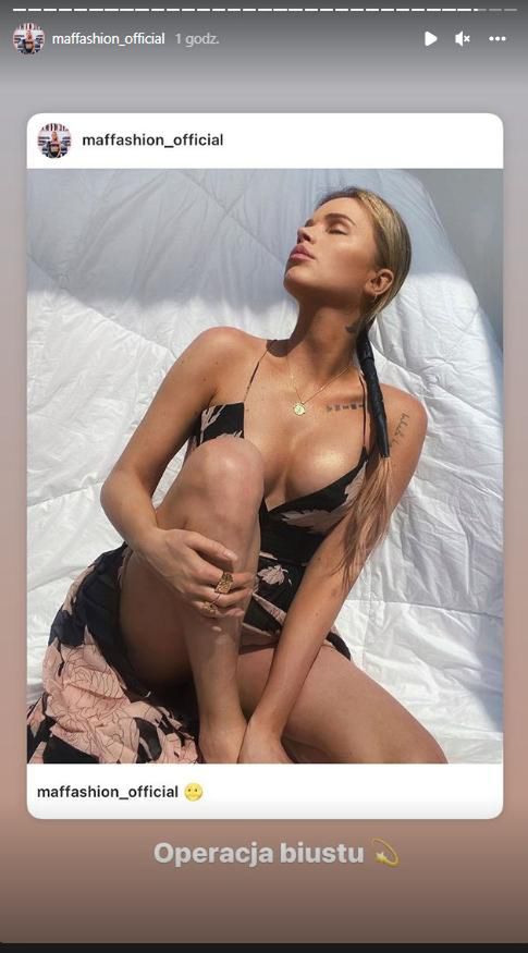 Maffashion powiększyła biust?
