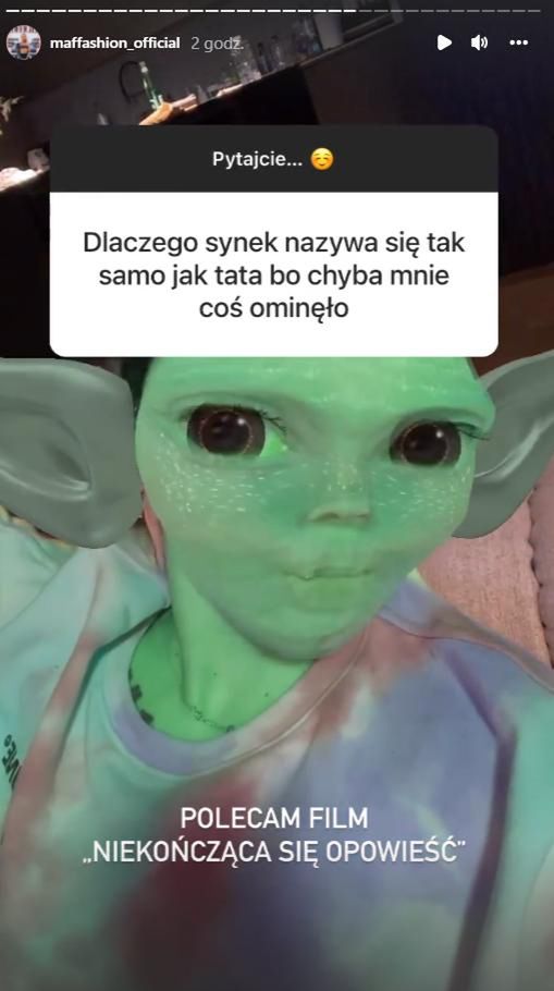 Maffashion odpowiada na pytanie dotyczące imienia dziecka
