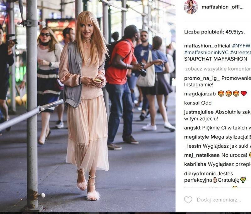 Maffashion zmieniła wygląd. Instagram