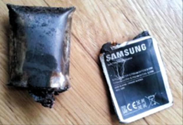 Samsung Galaxy Note wybuchł mu w kieszeni