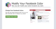 Złośliwe oprogramowanie proponuje zmianę koloru Facebooka