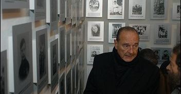Prezydent Francji J.Chirac w b. KL Auschwitz
