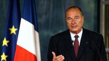 Prezydent Francji Jacques Chirac