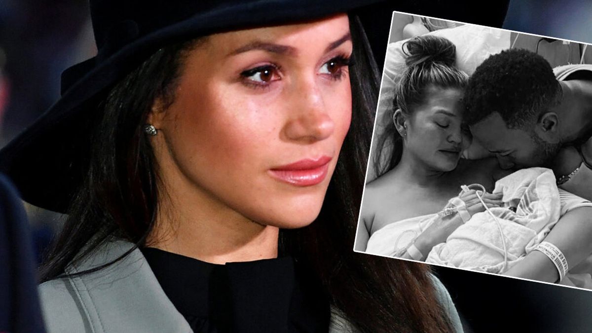 Chrissy Teigen drży o ciążę Meghan Markle. Obawia się najgorszego. Sama niedawno przeżyła dramat