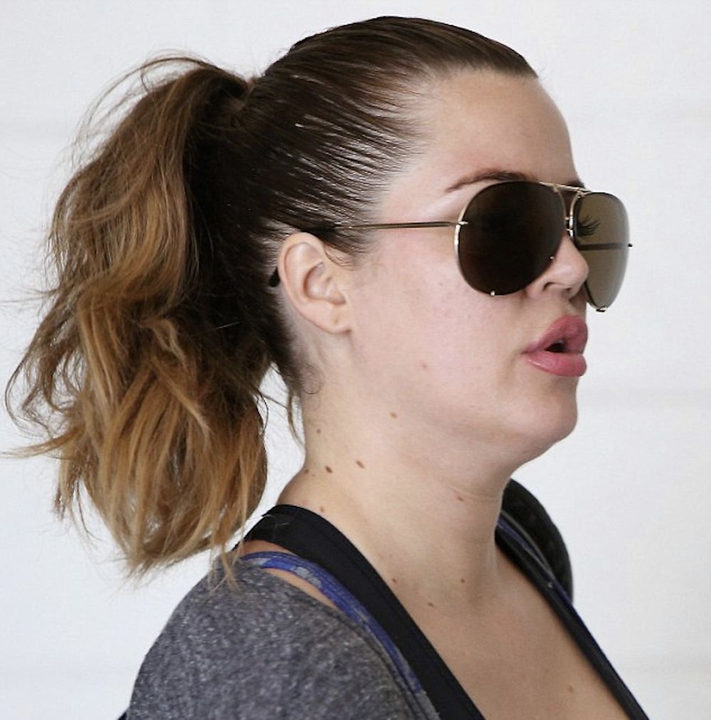Khloe Kardashian 

Fotografia: screen z dailymail.co.uk