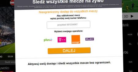 Fałszywe strony z transmisjami meczów Euro 2016. Nic nie obejrzysz, a stracisz sporo pieniędzy