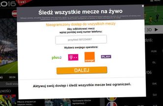 Fałszywe strony z transmisjami meczów Euro 2016. Nic nie obejrzysz, a stracisz sporo pieniędzy