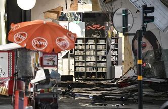 Dom towarowy w Sztokholmie zaoferował produkty uszkodzone w wyniku zamachu