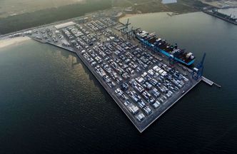 Terminal DCT Gdańsk. Związkowcy z "S" protestowali w obronie działaczy