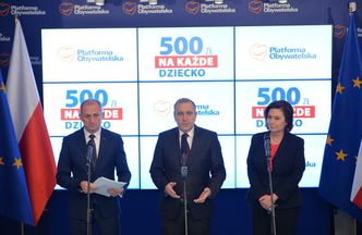 Platforma Obywatelska proponuje 500 zł na każde dziecko