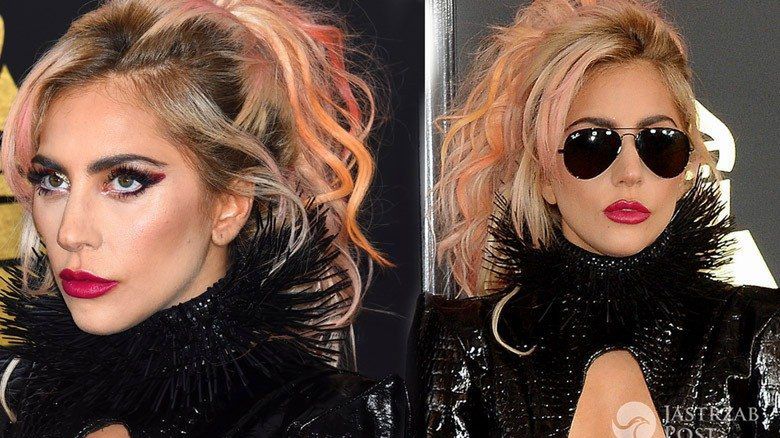 Lady Gaga na gali Grammy 2017. Zdjęcia stylizacji 2017. Występ, tatuaż