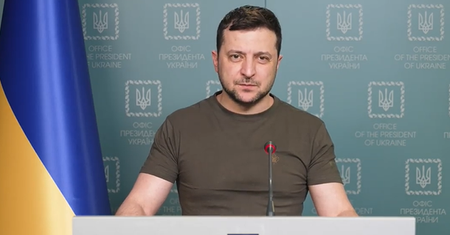 Przemówienie prezydenta Zełenskiego: w Mariupolu dziewczynka zmarła z odwodnienia