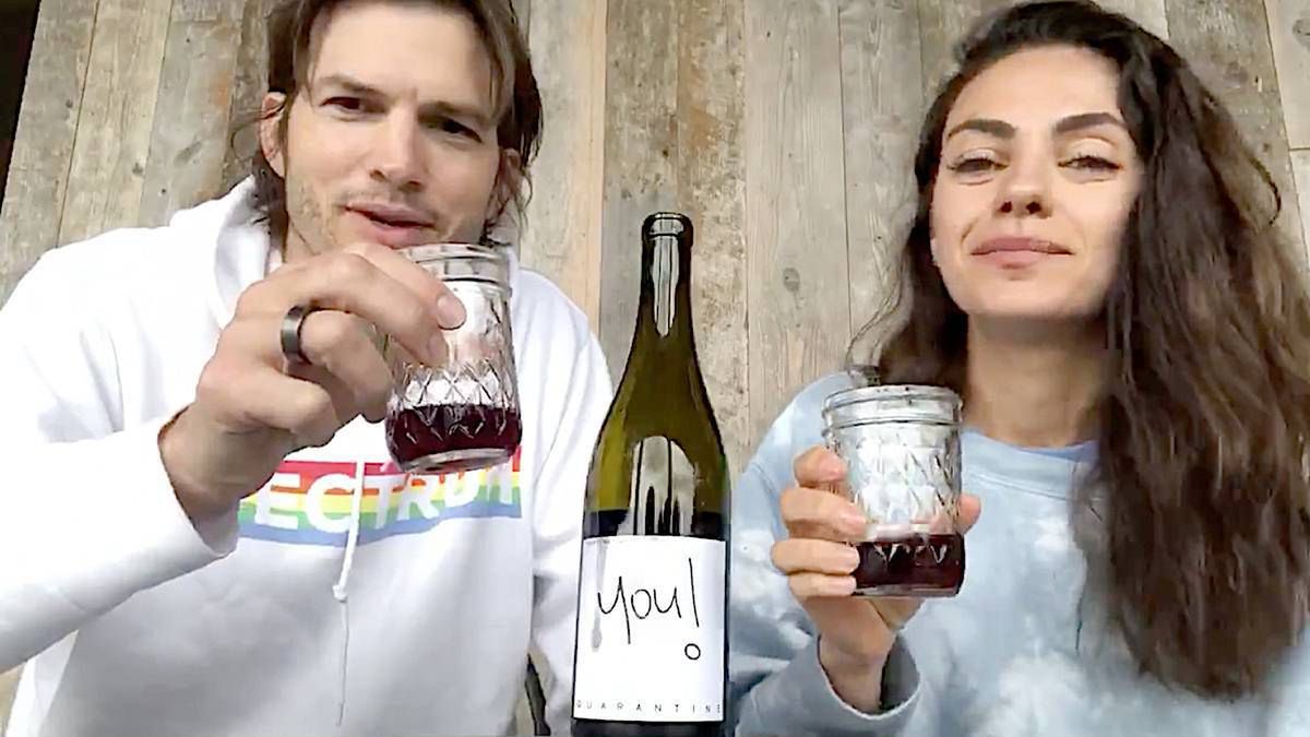 Mila Kunis i Ashton Kutcher wymyślili wino