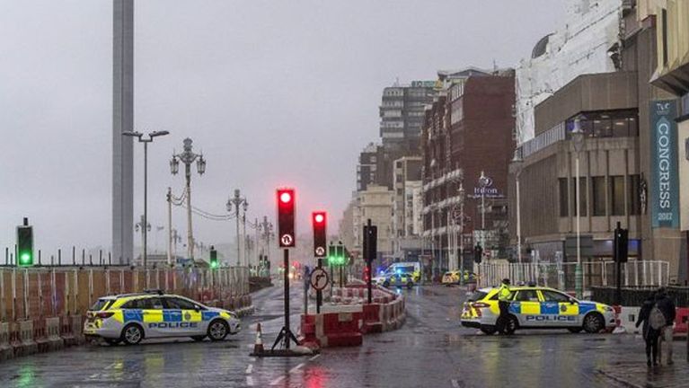 Akcja policji w Brighton