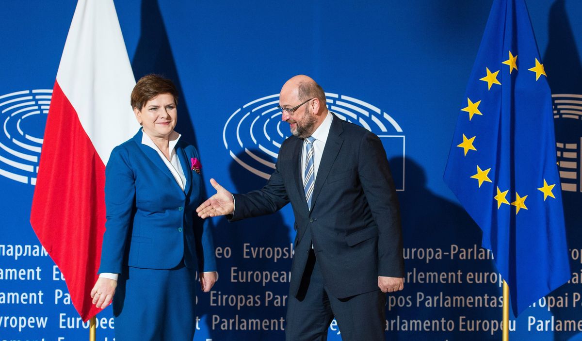 Schulz ostro o Polsce: "Kanclerz musi powiedzieć: nie!“