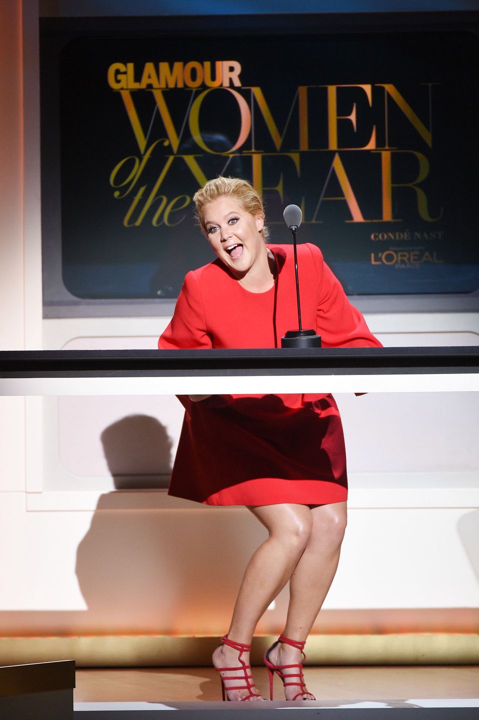 speaks onstage at the 2015 Glamour Women of the Year Awards on November 9, 2015 in New York City. 