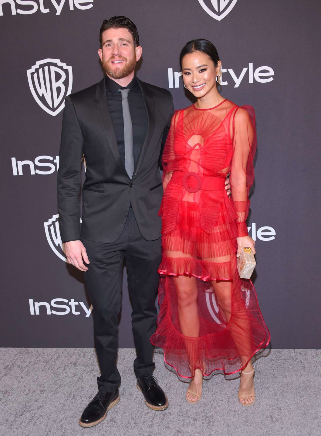 Bryan Greenberg i Jamie Chung - Złote Globy 2019 after party InStyle