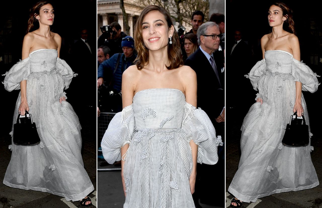 LOOK OF THE DAY: Alexa Chung w baśniowej sukni Loewe