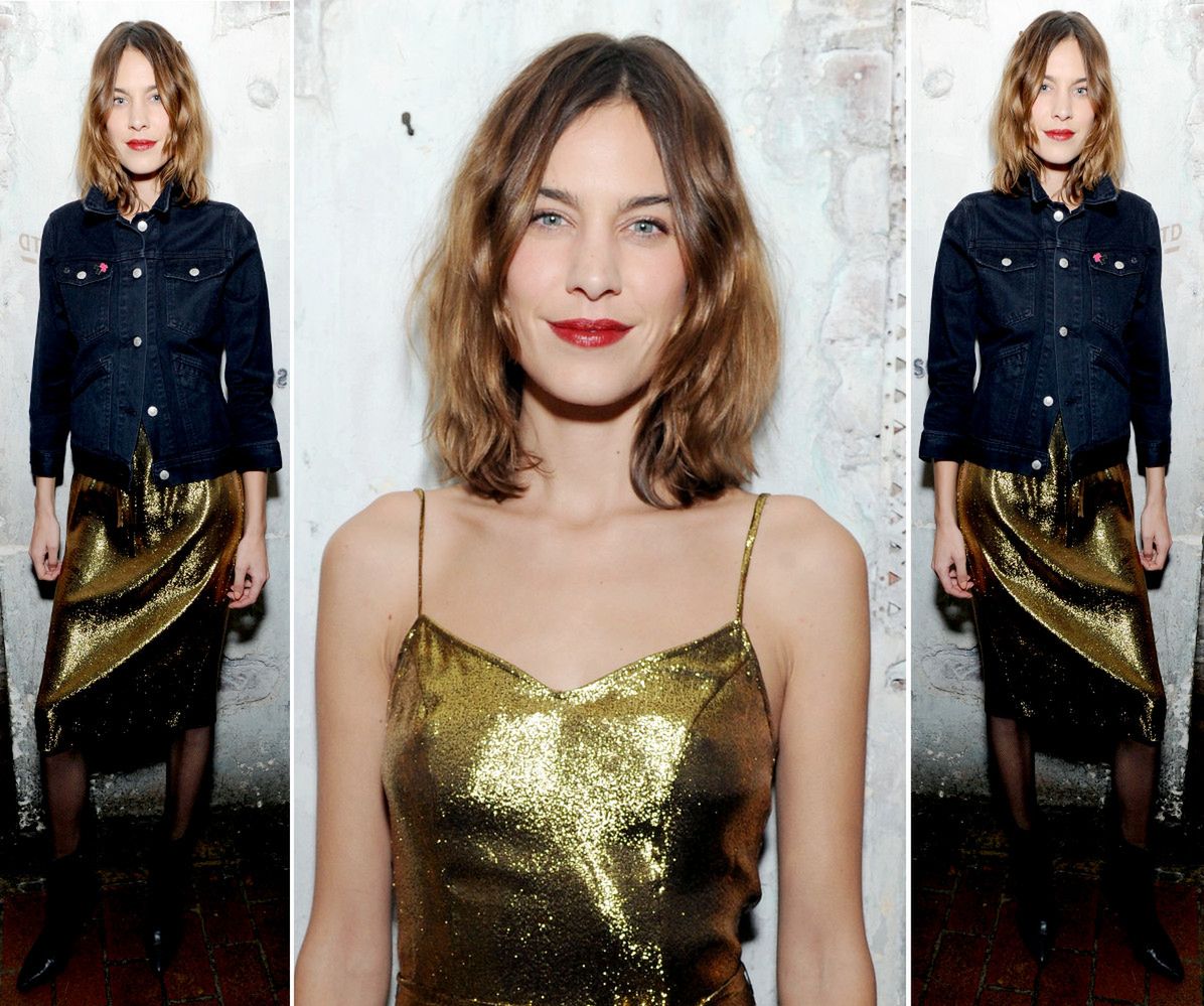 LOOK OF THE DAY: Złota Alexa Chung