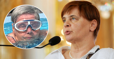 Janina Ochojska zrelacjonowała kąpiel w basenie: "To ogromna przyjemność". Tak radzi sobie z upałami